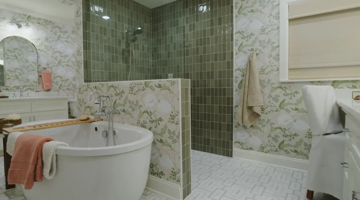 Spa-like bathroom remodel